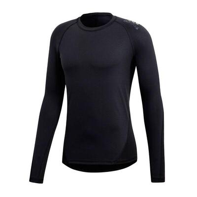 Adidas Mens AlphaSkin Sport Long Sleeve T-Shirt - Black