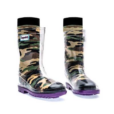 Squelch Wellies Junior Socks - Camo