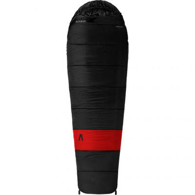 Alpinus Ultralite 1000 Sleeping Bag - Gray/Red