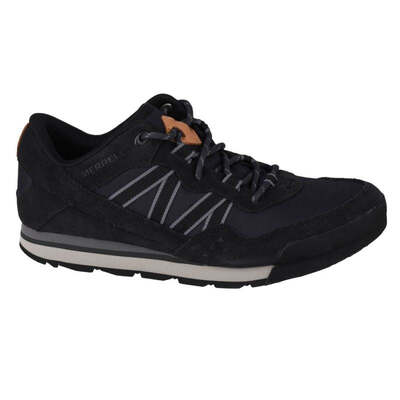 Merrell Mens Burnt Rock Mills Shoes - Black