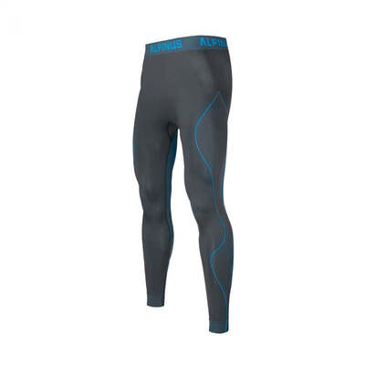Alpinus Men's Active Base Layer Thermoactive Pants - Gray