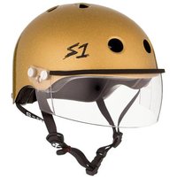 S1 Lifer Helmets Inc Visor - Gold Glitter