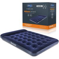 Silentnight Camping Collection Flock Airbed - Footpump - Blue - Double