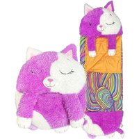 Happy Nappers Purple White Cat (Medium) Series 4