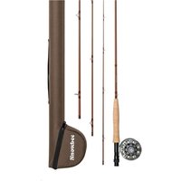 Snowbee Classic 9Ft #5 Fly Fishing Kit, Complete Fly Rod And Reel Outfit With Floating Fly Line, Backing And Leader