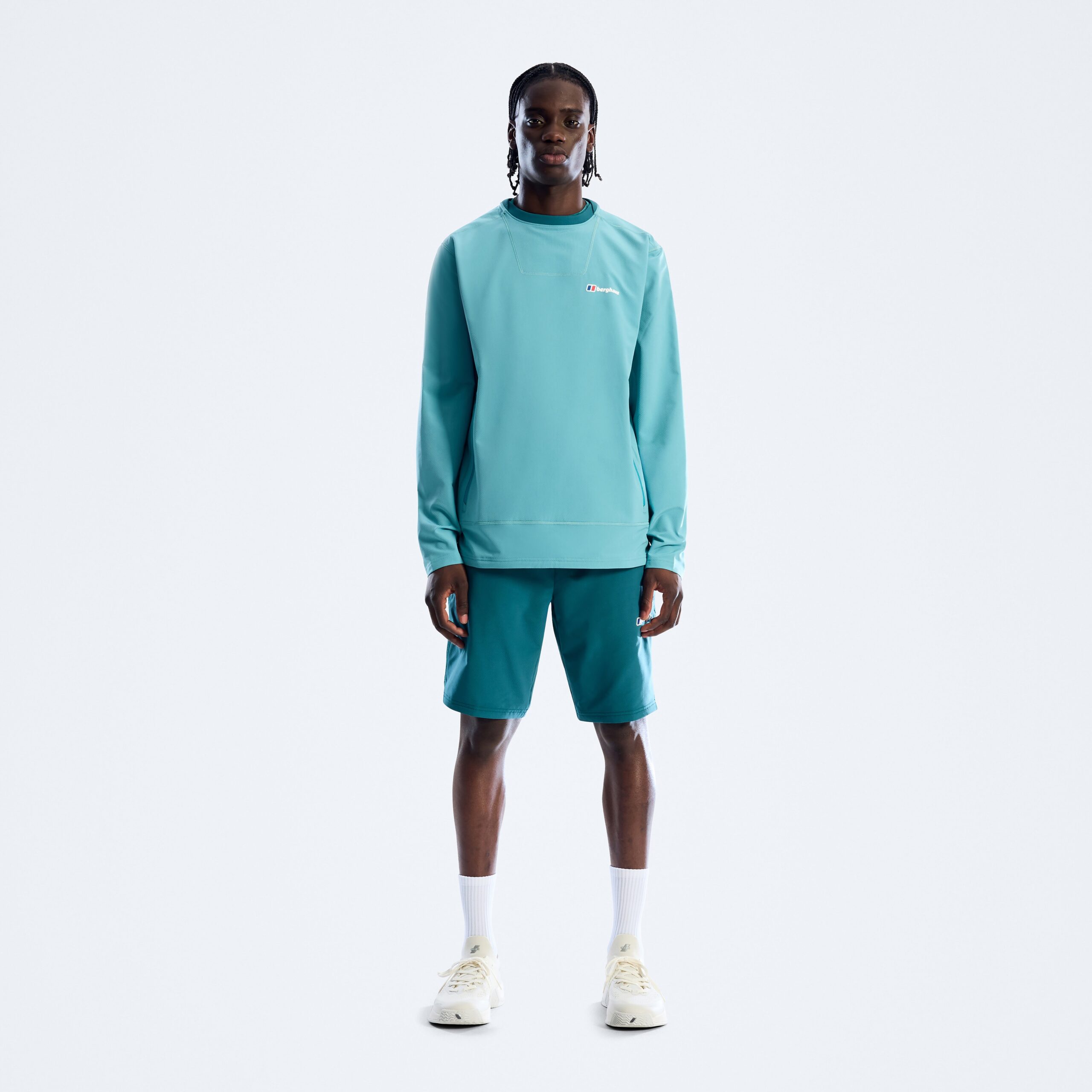 Men's Greenbank Crew Sweater - Calgary Blue