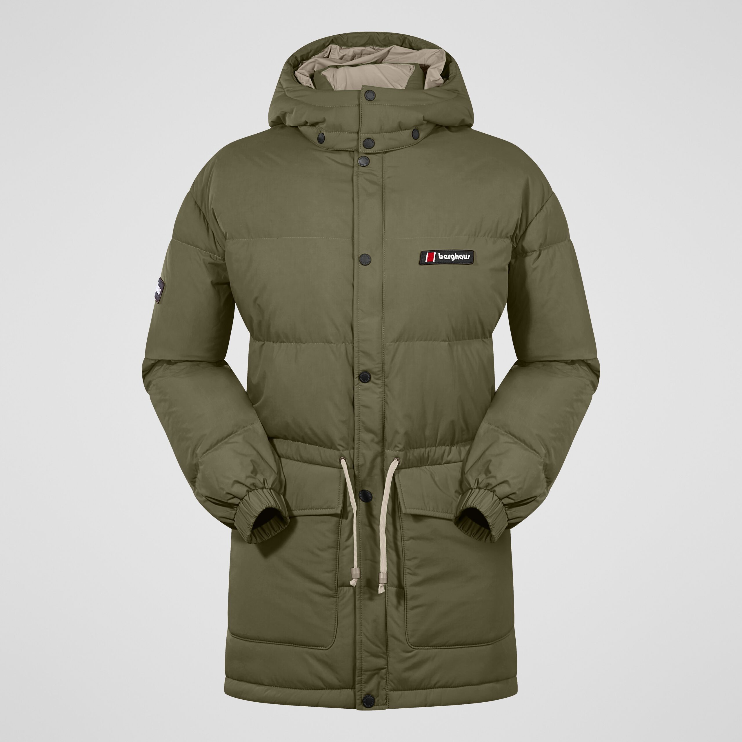 Unisex Lumley Down Jacket - Green/Grey